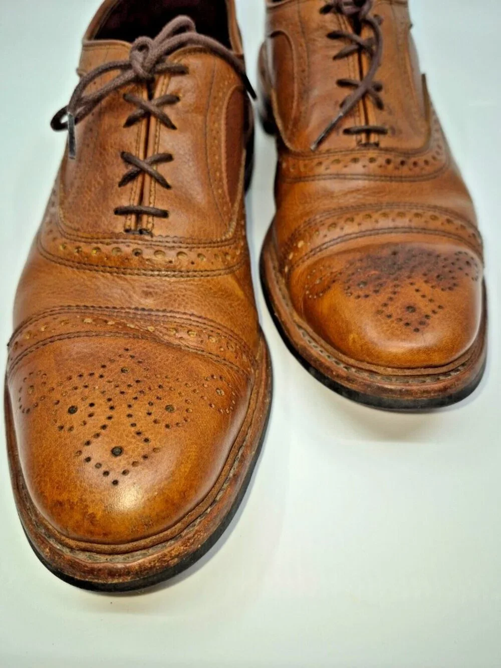 Allen Edmonds Strandmok Cap Toe Oxford Shoes Men's - Size 10.5 C weatherproof US